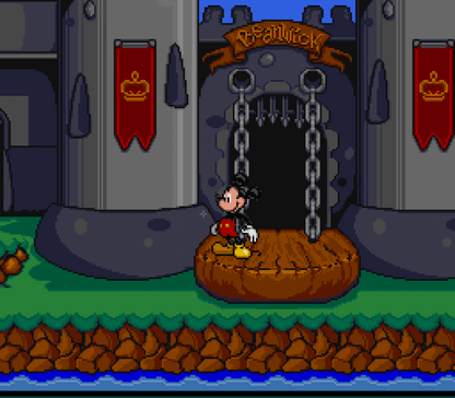 Mickeys Ultimate Challenge gameplay image for Super Nintendo Entertainment System SNES retro video game