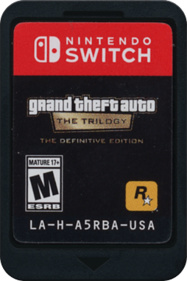 Grand Theft Auto: The Trilogy cartridge for Nintendo Switch (NS) video game