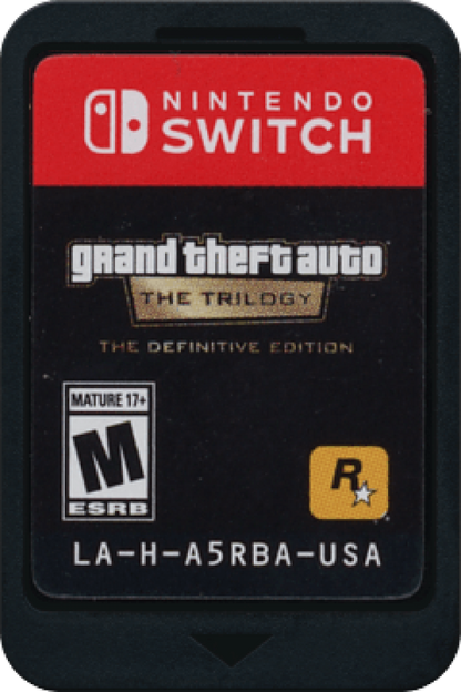 Grand Theft Auto: The Trilogy cartridge for Nintendo Switch (NS) video game