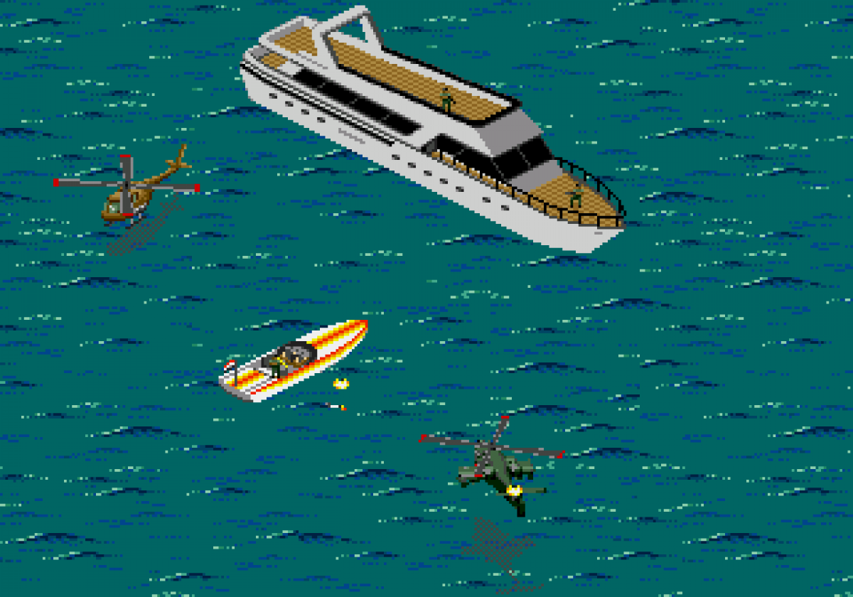 Desert Strike Return to the Gulf Sega Genesis retro video game helicopter shooter gameplay (1992)