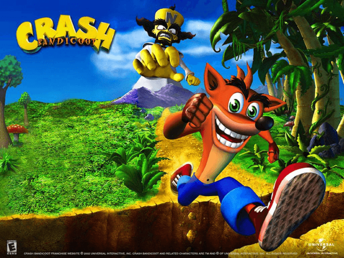 Crash Bandicoot: The Wrath of Cortex title screen art for Xbox (XBOX) video game