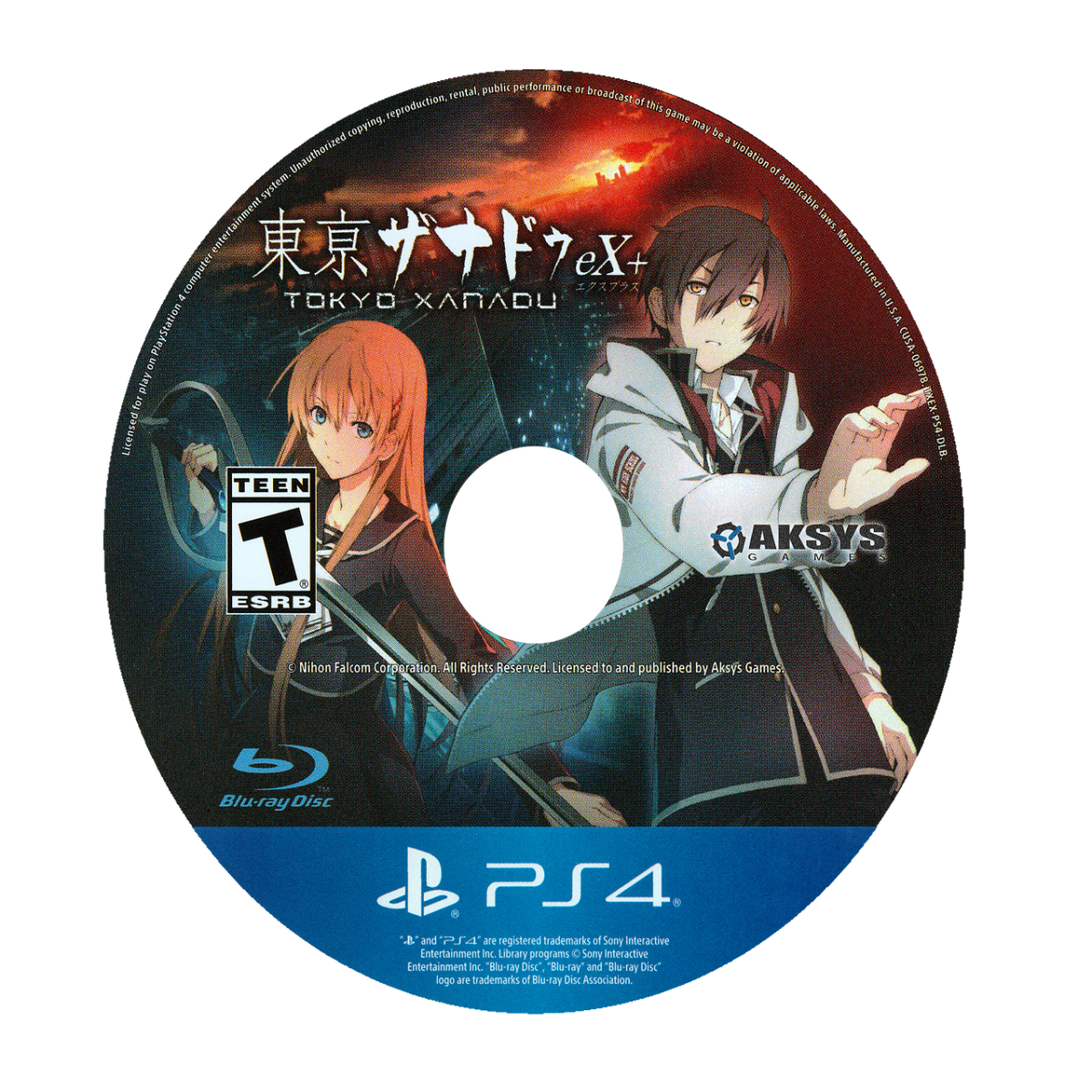Tokyo Xanadu EX+ PlayStation 4 PS4 for action role playing video game fans featuring fast paced combat dungeon exploration anime inspired characters supernatural mysteries school life activities friendship building character progression side quests and enhanced EX+ content collectible gaming appeal game disc