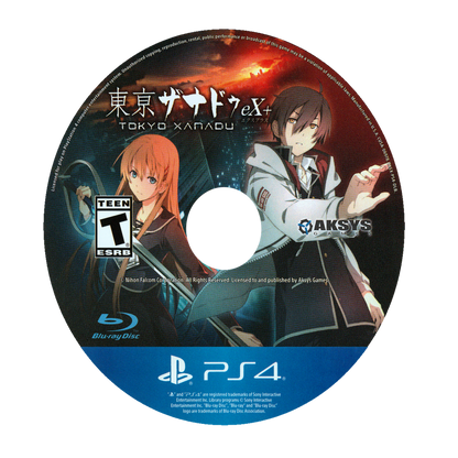 Tokyo Xanadu EX+ PlayStation 4 PS4 for action role playing video game fans featuring fast paced combat dungeon exploration anime inspired characters supernatural mysteries school life activities friendship building character progression side quests and enhanced EX+ content collectible gaming appeal game disc