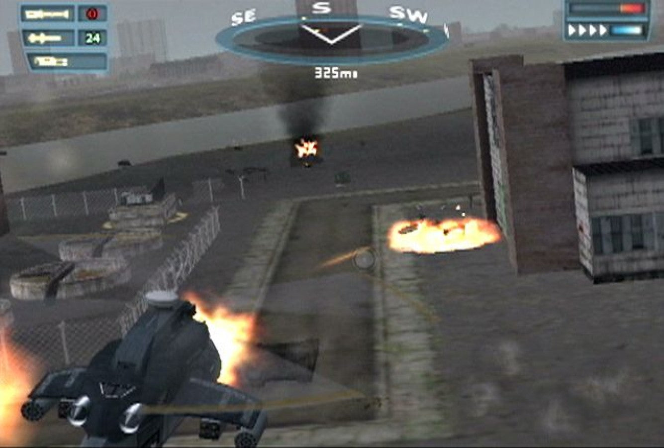 Fire Blade PS2 PlayStation 2 helicopter combat action game aerial shooter military missions arcade flight combat retro video game gameplay