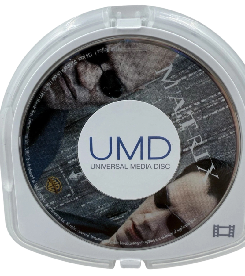 The Matrix PSP Movie disc for PlayStation Portable (PSP) action sci-fi film