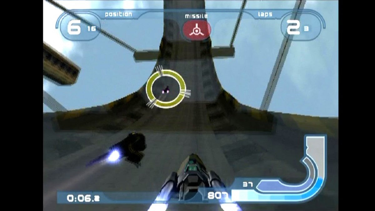 Wipeout Fusion PS2 Sony PlayStation 2 futuristic racing game anti gravity racing hovercraft high speed tracks electronic soundtrack combat racing weapons Psygnosis Studio Liverpool arcade racing PlayStation 2 software video game title gameplay