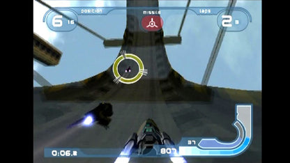 Wipeout Fusion PS2 Sony PlayStation 2 futuristic racing game anti gravity racing hovercraft high speed tracks electronic soundtrack combat racing weapons Psygnosis Studio Liverpool arcade racing PlayStation 2 software video game title gameplay