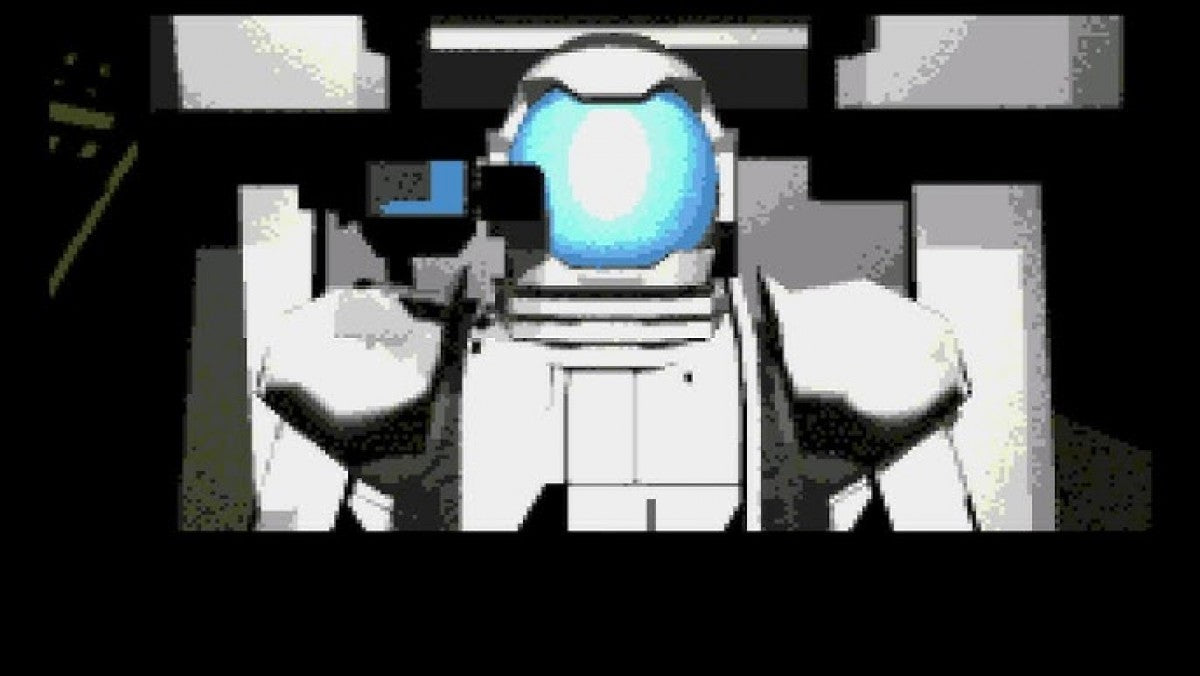 A/X-101 Sega CD full motion video FMV rail shooter sci fi space combat laserdisc style gameplay animated cinematic action spaceship battles futuristic arcade shooting retro gaming Sega CD software video game title gameplay