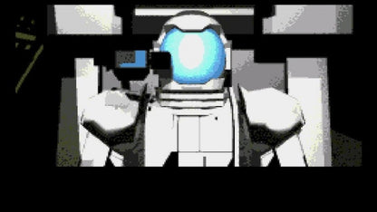 A/X-101 Sega CD full motion video FMV rail shooter sci fi space combat laserdisc style gameplay animated cinematic action spaceship battles futuristic arcade shooting retro gaming Sega CD software video game title gameplay