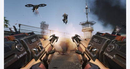 Call of Duty: Advanced Warfare – Xbox One (XONE) gameplay for futuristic first-person shooter game with exo-suit combat