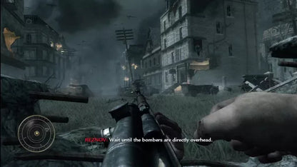 Call of Duty: World at War gameplay for Xbox 360 (X360) first-person shooter video game