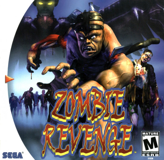 Zombie Revenge Sega Dreamcast retro video game beat em up cover art