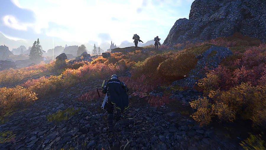 Helldivers II gameplay for PlayStation 5 (PS5) cooperative third-person shooter video game