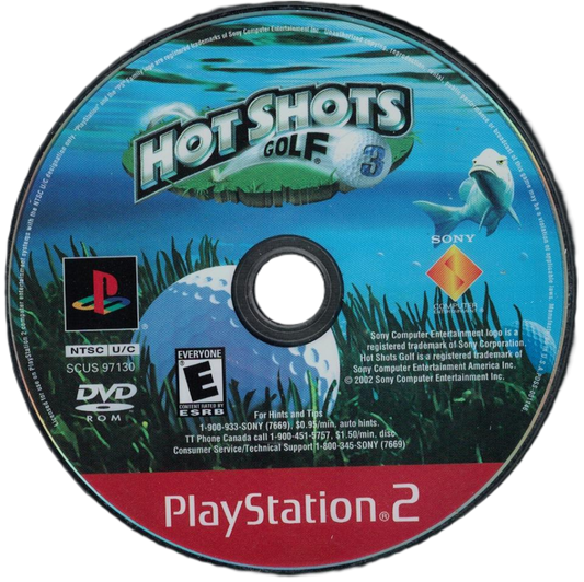 Hot Shots Golf 3 [Greatest Hits] disc art for PlayStation 2 (PS2) video game