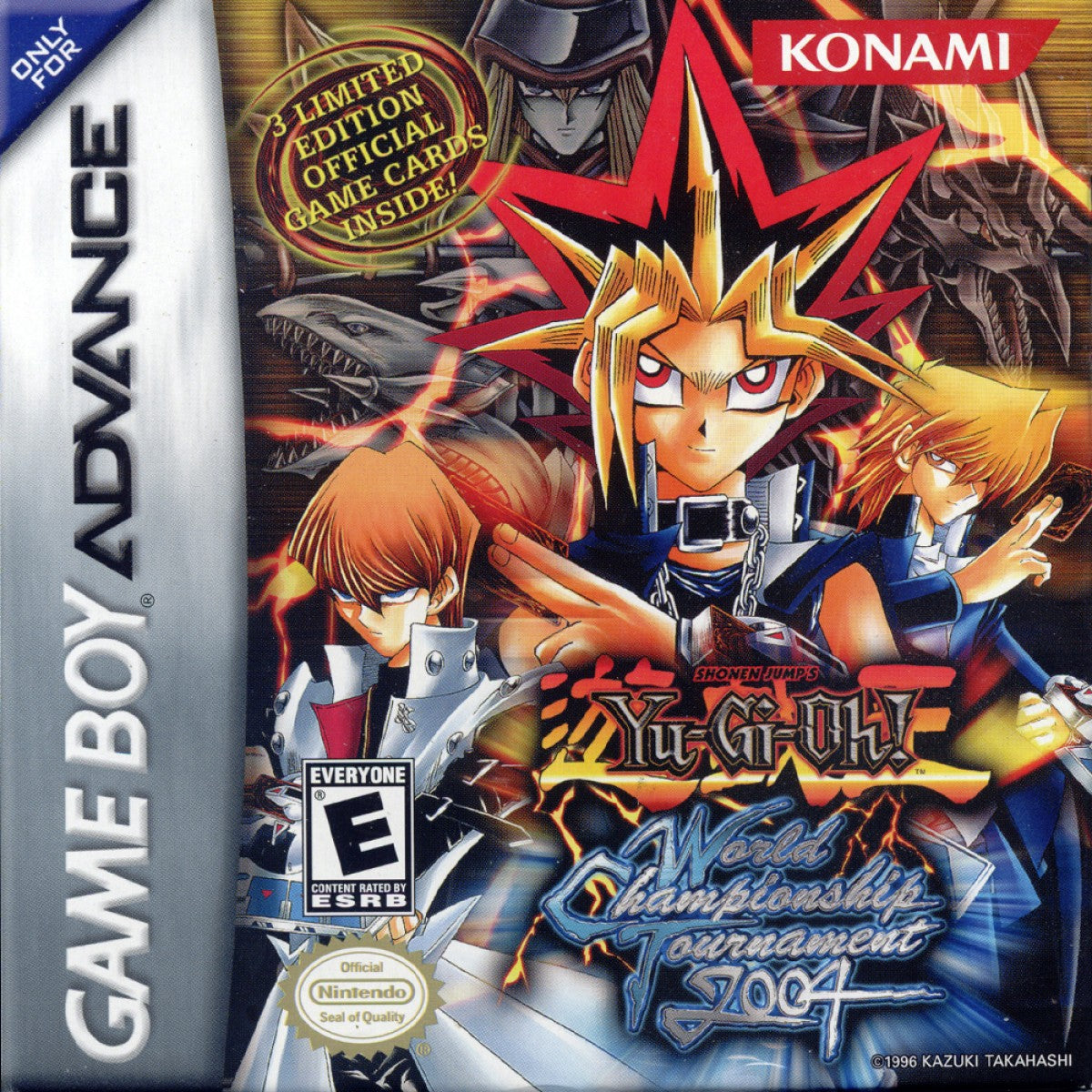Yu-Gi-Oh! World Championship Tournament 2004 Nintendo Game Boy Advance GBA for strategy card battle retro video game fans featuring collectible card duels deck building tournament competition iconic monsters tactical gameplay classic handheld gaming collectible gaming appeal front cover art