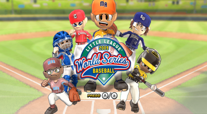 Little League World Series Baseball 2009 – Nintendo Wii (Wii) baseball sports video title screen