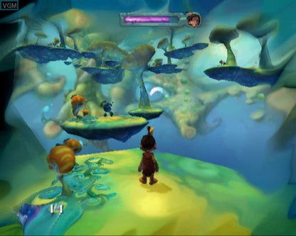 Tak 2 The Staff of Dreams PS2 Sony PlayStation 2 action adventure platformer Nickelodeon cartoon style gameplay jungle exploration magical powers puzzle solving cooperative mini games family friendly retro gaming PlayStation 2 software video game title gameplay