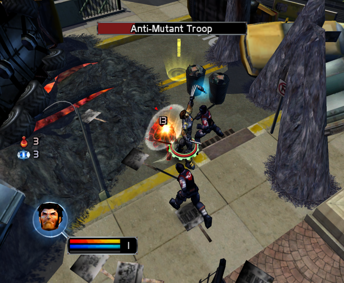 X-Men Legends gameplay for Nintendo GameCube (GC) action RPG superhero video game