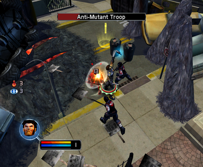 X-Men Legends gameplay for Nintendo GameCube (GC) action RPG superhero video game