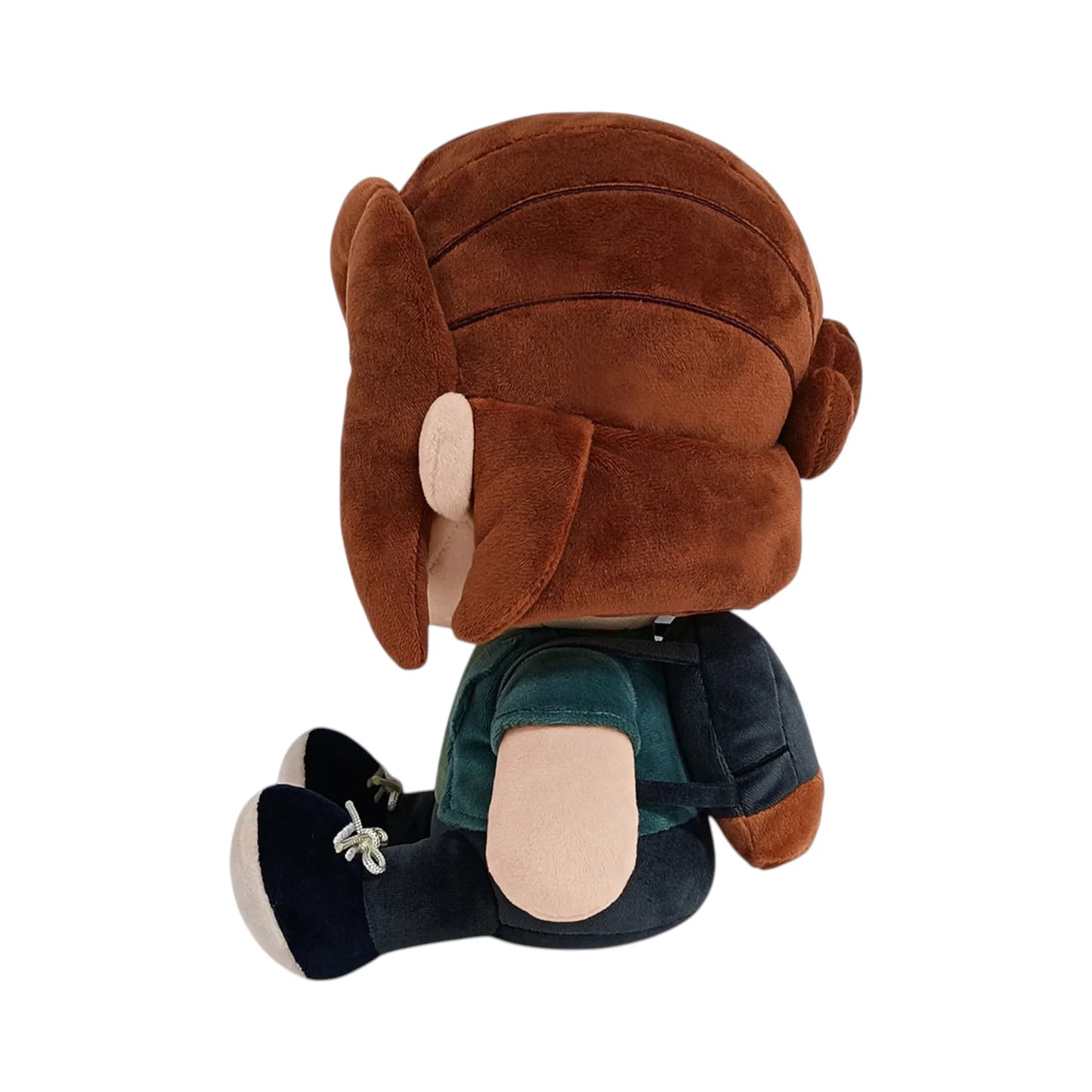 Ellie 9 Inch Plush collectible video game character plush featuring Ellie from The Last of Us soft plush construction detailed character styling 9 inch size huggable collectible display item gaming merchandise and pop culture collectible appeal right side