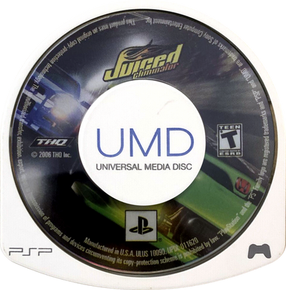 Juiced: Eliminator disc for PlayStation Portable (PSP) racing game