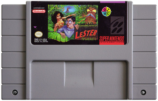 Lester the Unlikely cartridge for Super Nintendo Entertainment System (SNES) retro video game