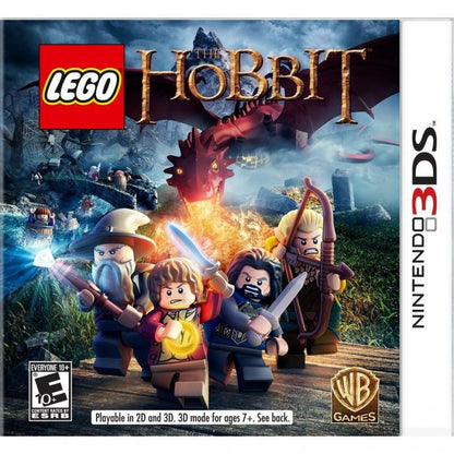 LEGO The Hobbit cover art for Nintendo 3DS (3DS) action adventure video game