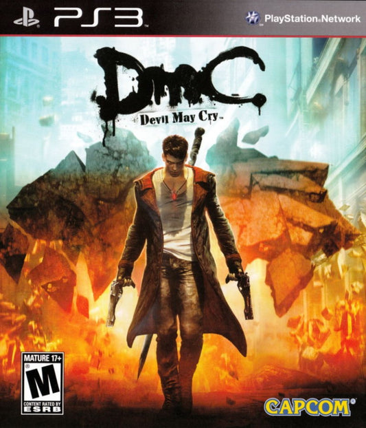 DMC: Devil May Cry cover art for PlayStation 3 (PS3) video game