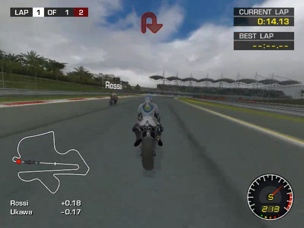 Moto GP 2 PlayStation 2 (PS2) motorcycle racing video game gameplay