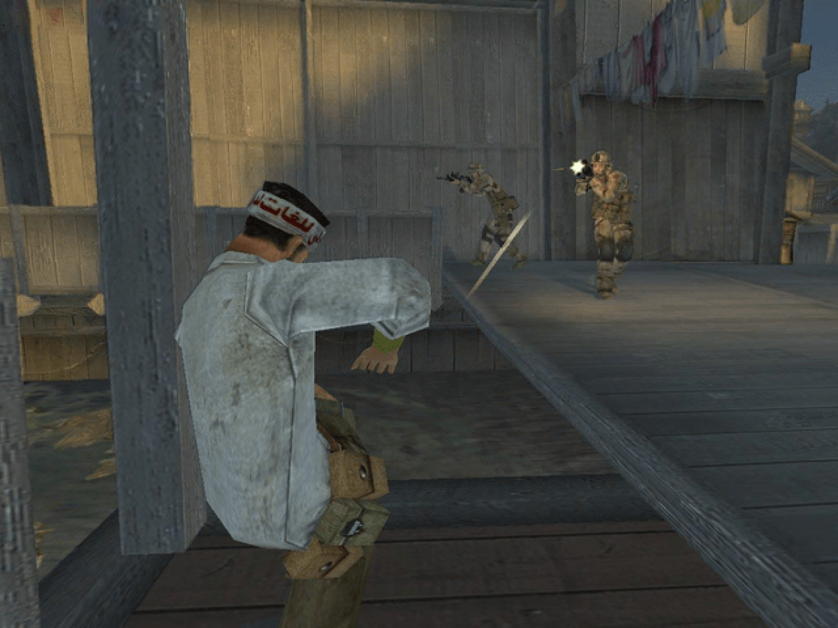 Full Spectrum Warrior: Ten Hammers gameplay for Xbox (XBOX) video game