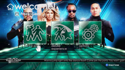 The Black Eyed Peas Experience gameplay for Xbox 360 (X360) motion-controlled dance rhythm video game