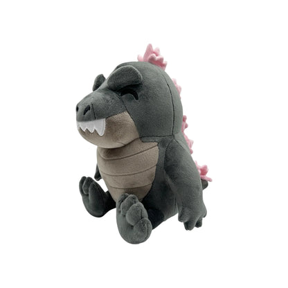 Evolved Godzilla 9 Inch Plush featuring soft collectible plush design inspired by the iconic Godzilla monster detailed embroidered features high quality materials display worthy craftsmanship cuddly construction kaiju fan collectible and pop culture memorabilia appeal