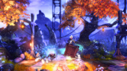 Trine: Ultimate Collection – PlayStation 4 (PS4) video game gameplay, fantasy puzzle-platformer adventure game.