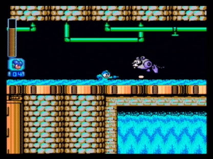 Mega Man Anniversary Collection PlayStation 2 (PS2) gameplay showing classic characters and bold retro graphics.