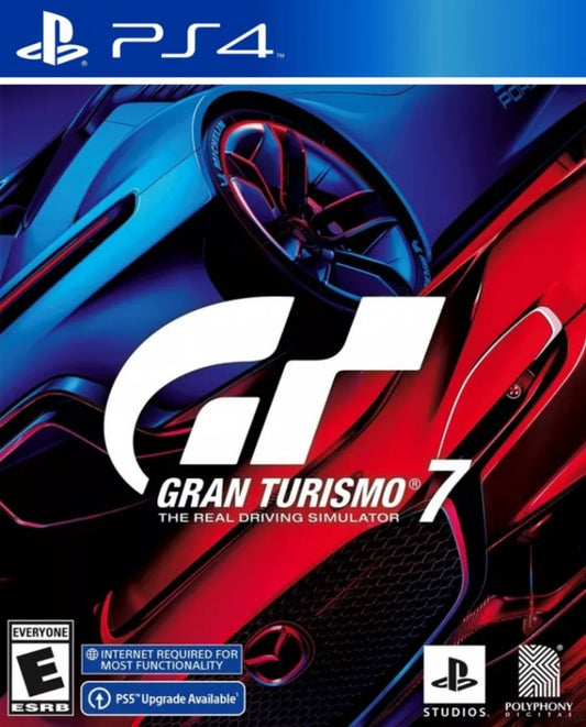 Gran Turismo 7 cover art for PlayStation 4 video game. 