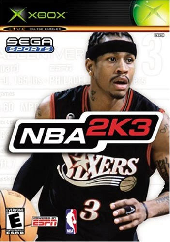 NBA 2K3 cover art for Xbox (XBOX) video game