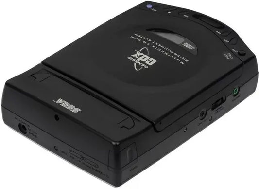 Sega CDX retro gaming console combining Sega Genesis and Sega CD systems.