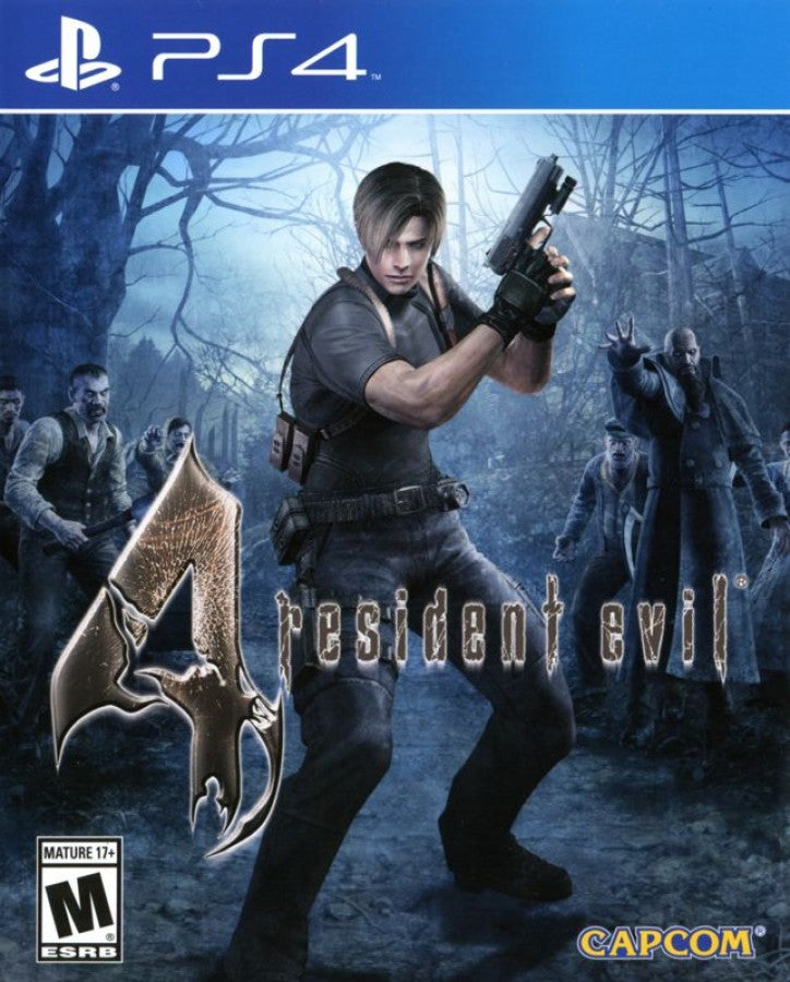 Resident Evil 4 – PlayStation 4 (PS4) video game cover image, survival horror action