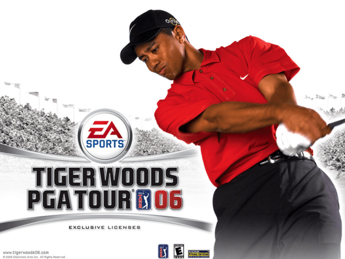 Tiger Woods PGA Tour 06 title screen for Xbox (XBOX) video game