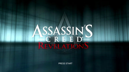 Assassin's Creed: Revelations [Signature Edition] start screen for Xbox 360 (X360) action-adventure video game
