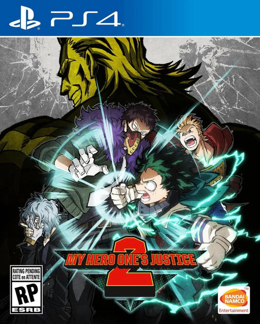 My Hero One's Justice 2 cover art for PlayStation 4 (PS4) video game