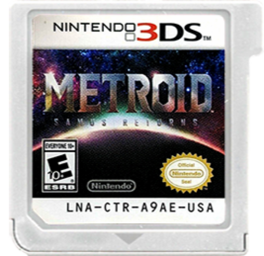 Metroid: Samus Returns cartridge art for Nintendo 3DS (3DS) video game