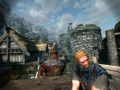 Elder Scrolls V Skyrim VR gameplay for PlayStation 4 video game.