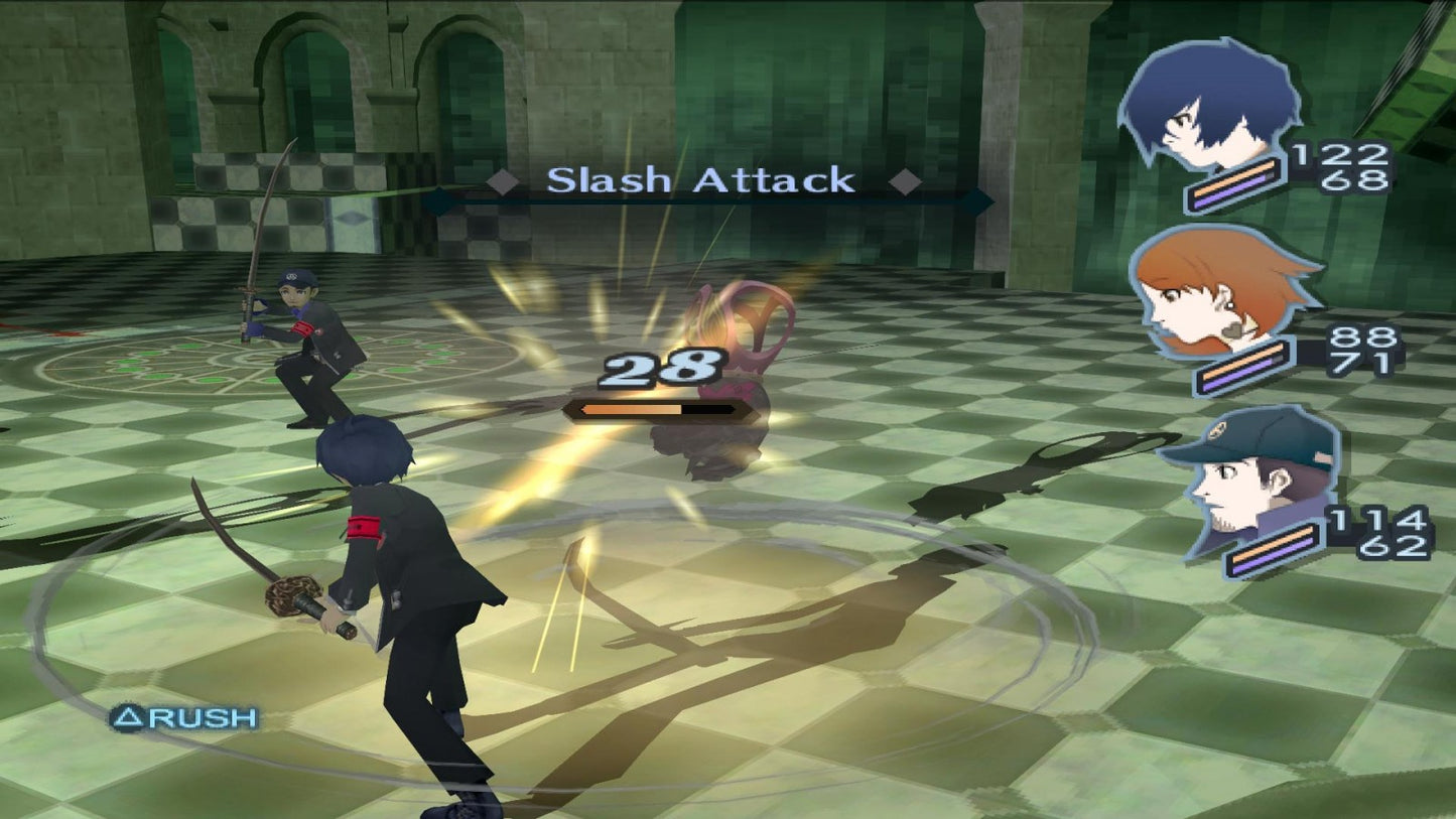 Shin Megami Tensei Persona 3 FES PlayStation 2 PS2 for role playing video game fans featuring turn based combat dungeon crawling social simulation character development Persona fusion deep storytelling anime inspired visuals expanded FES content Atlus JRPG adventure collectible gaming appeal gameplay