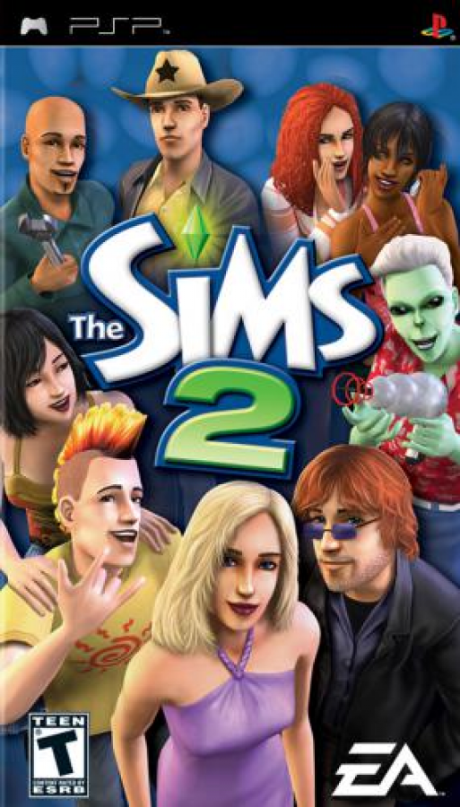 The Sims 2 cover art for PlayStation Portable (PSP) video game