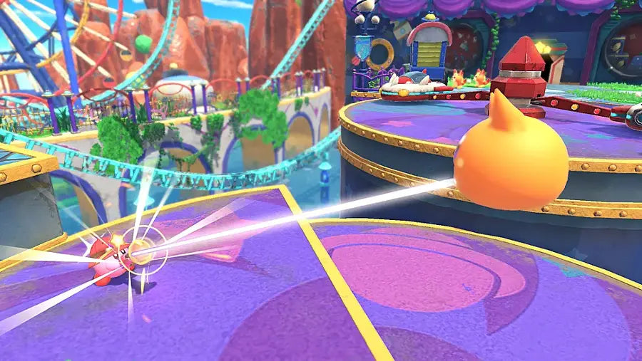 Kirby and the Forgotten Land gameplay image for Nintendo Switch (NS) video game