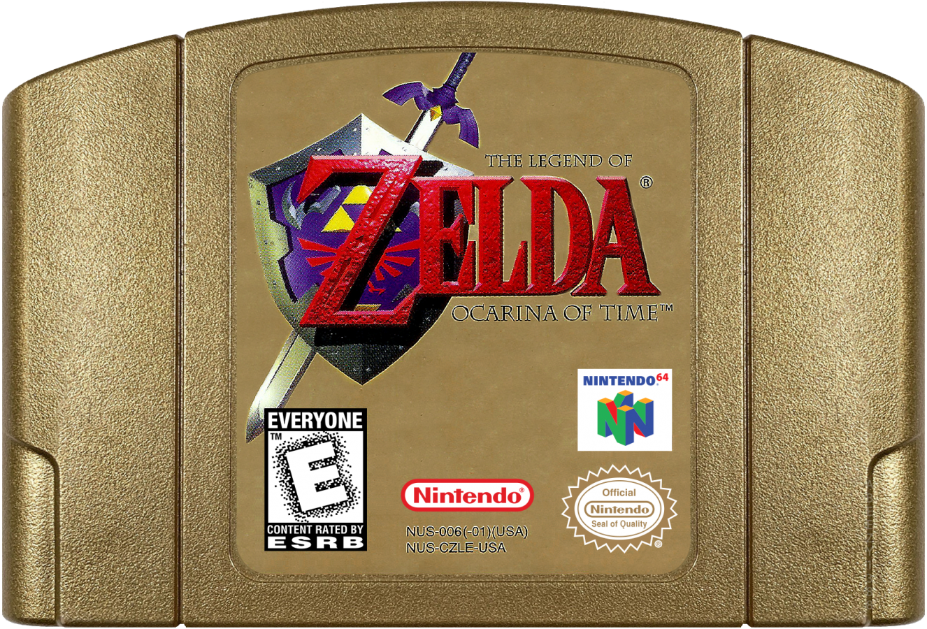 The Legend of Zelda Ocarina of Time Collectors Edition cartridge for Nintendo 64 (N64) video game