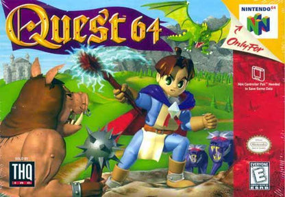 Quest 64 cover art for Nintendo 64 (N64) video game