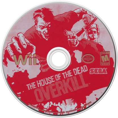House of the Dead: Overkill disc art for Nintendo Wii (Wii) video game