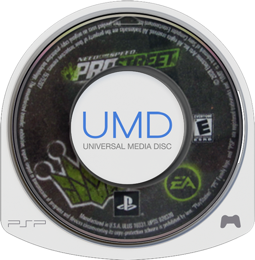 Need for Speed: Pro Street disc for PlayStation Portable (PSP) racing game